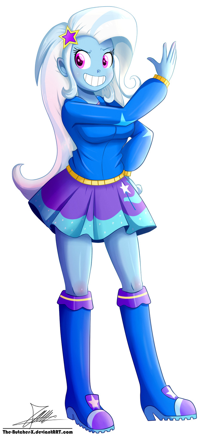 .:Trixie - EqG Style:. My Little Pony, Equestria Girls, Trixie, Thebutcherx