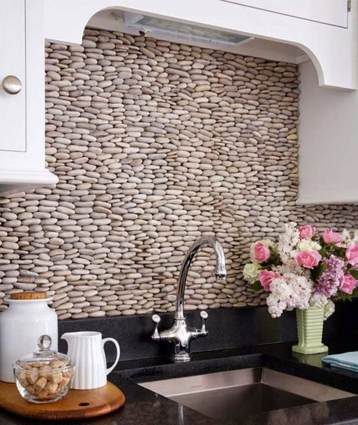 like behind a stone wall - Design, Creative, Interesting, Kitchen, A rock, Idea