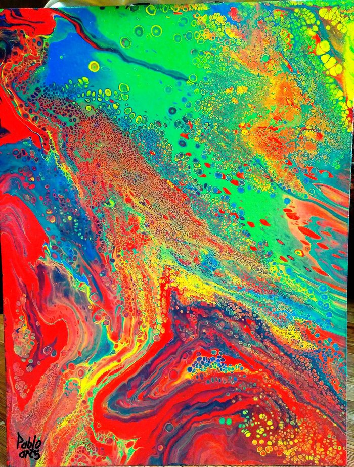 Color storm - My, Painting, Abstraction