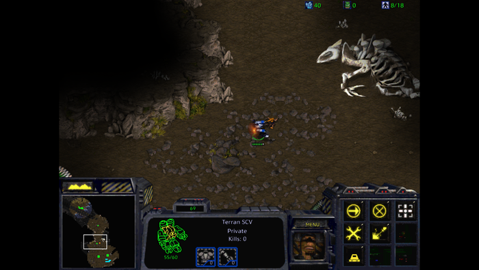 vsZergling Starcraft, Zergling, 