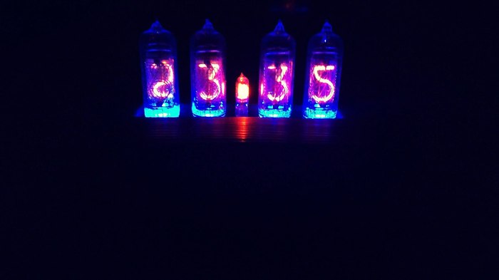    -14.    !  , -14,  , Nixie clock, 