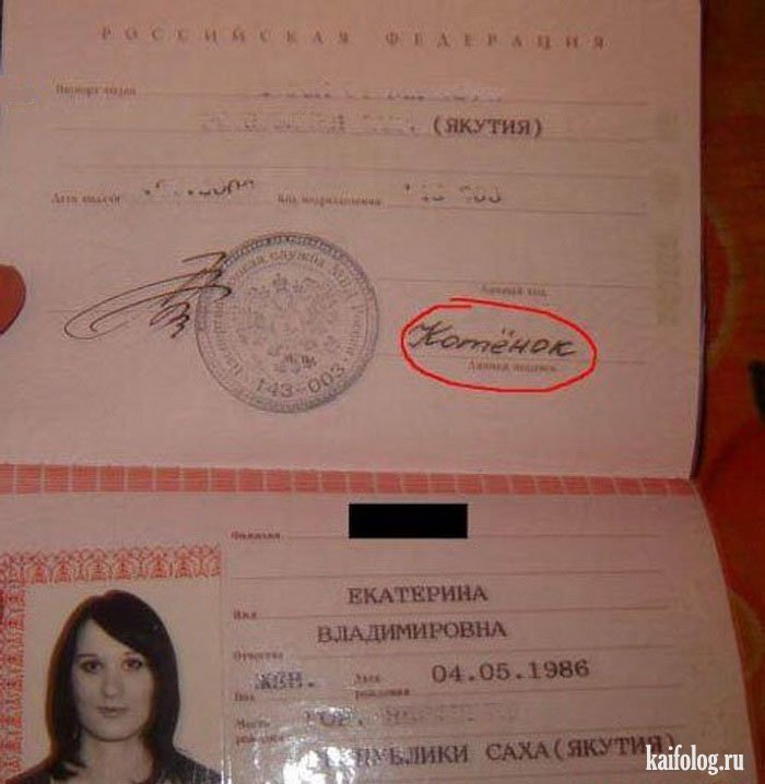 Фото Подписей На Паспорт