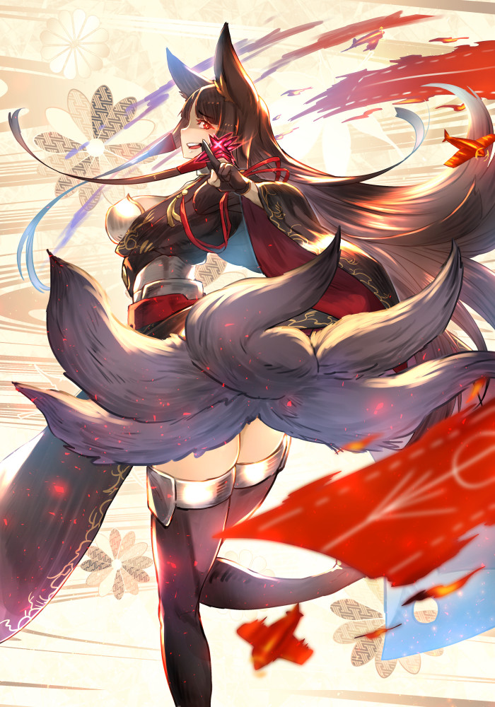 Akagi - Anime Art, Game Art, Azur Lane, Akagi