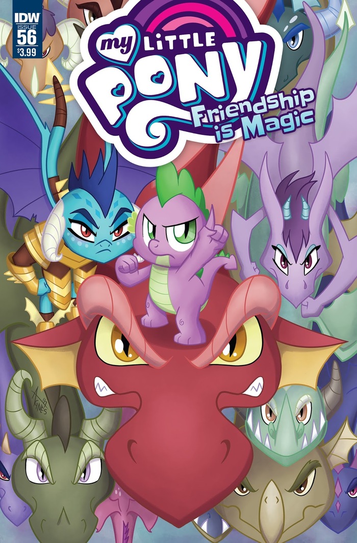 Cover - My little pony, Spike, Princess ember, The Dragon