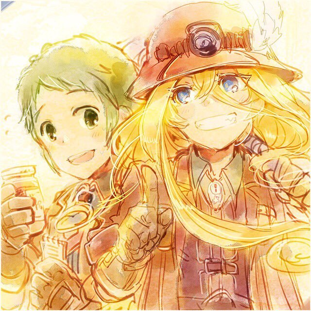 Lyza x2 - Made in abyss, , Lyza, Ozen, , Anime art, Longpost