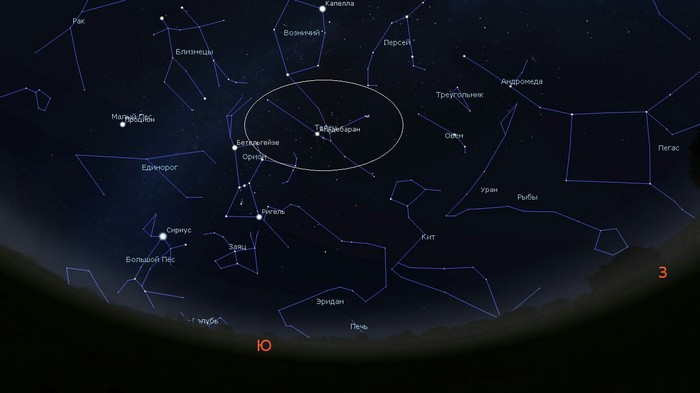 Landmarks of the constellation Taurus. - Space, Constellations, Sky, , Pleiades, Crab Nebula, Longpost