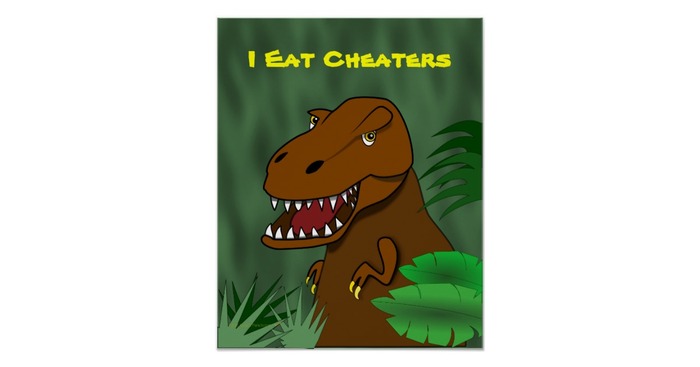 I eat cheaters Dinosaur, , , , 