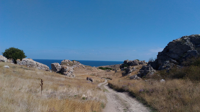 Wild coast of Crimea. - My, Crimea, Travels, Sea, Longpost