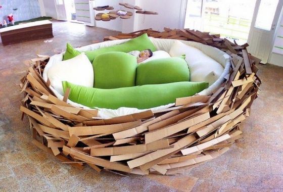 bed nest - Bed, Amazing, Humor