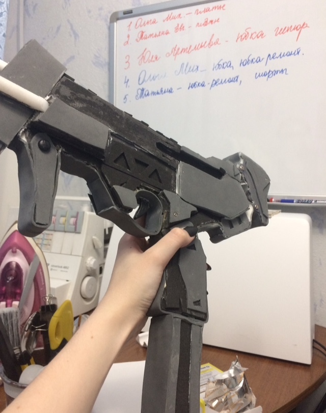 How I made Sombra's submachine gun - My, Overwatch, Sombra, Blizzard, Cosplay, Longpost