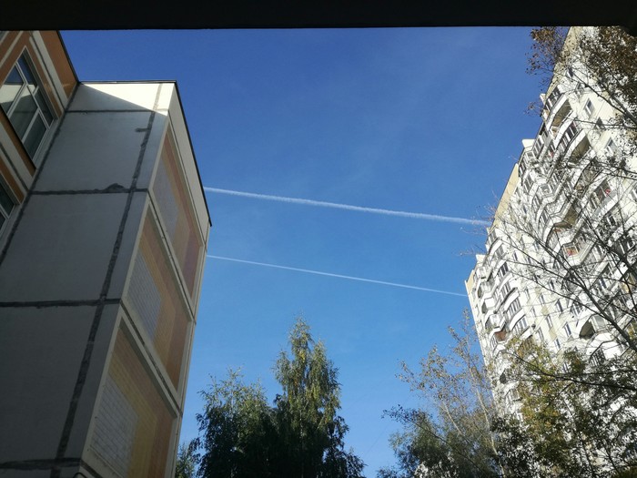 Perfectionist Pilots - Condensation trail, My, Perfectionism, Pilot