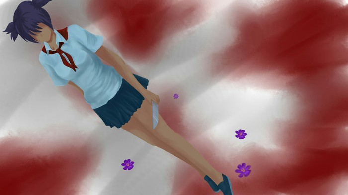 My soul was on a knife edge - Visual novel, Endless summer, Art, Sad-Tyan, Lena