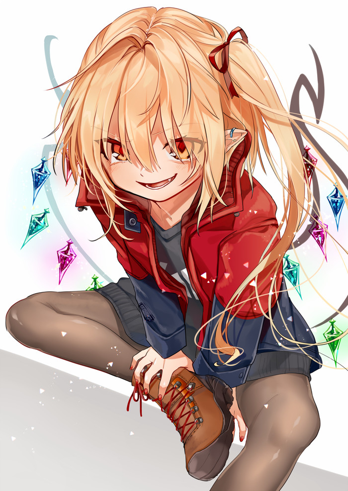 Flandre Scarlet Flandre Scarlet, Touhou, Anime Art, , ,  