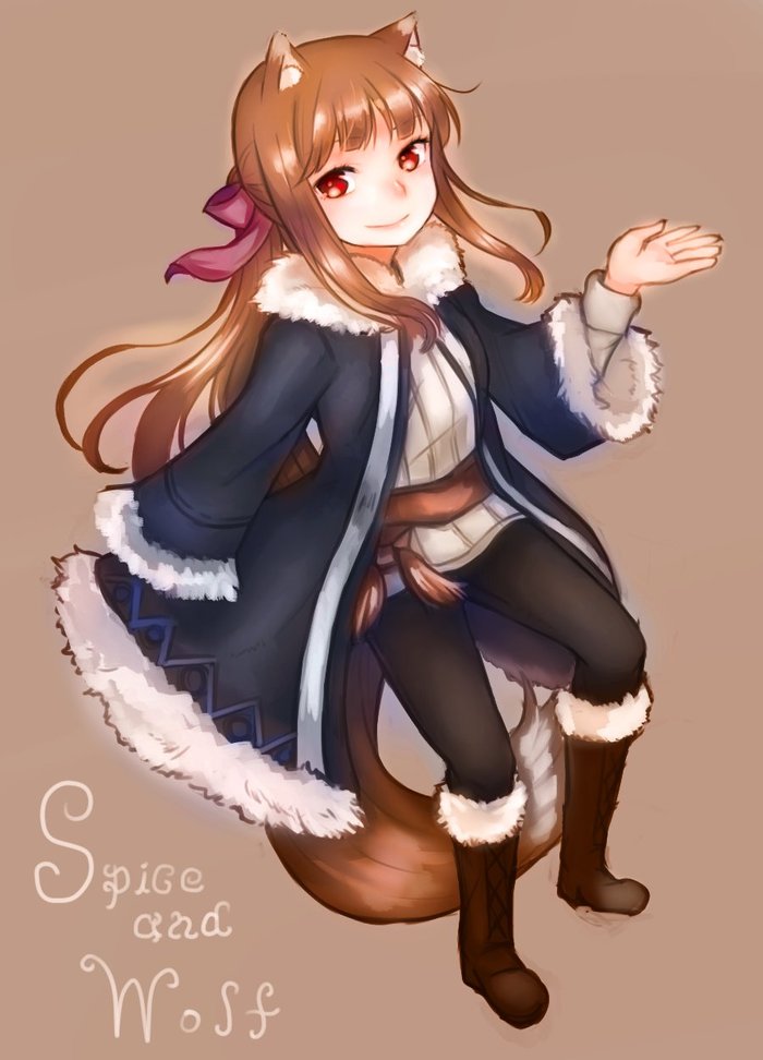 Horo / Holo - Anime art, Anime, Spice and Wolf, Horo holo, Holo, 