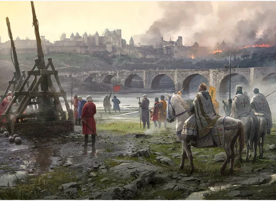 Atmospheric images of historical sieges - League of Historians, , Art, Longpost