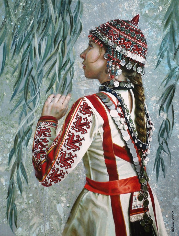 Chuvash in the Tukhya - My, Anna Bubnova, Portrait, Dry pastel, Cheboksary, Chuvashia, Longpost