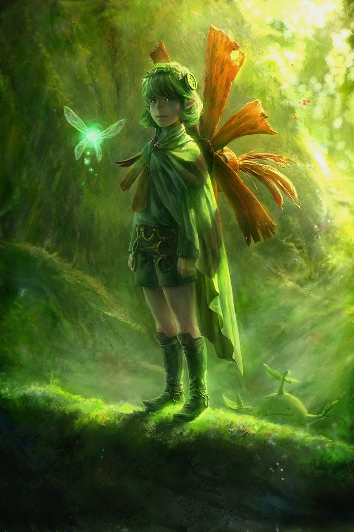 Saria , , The Legend of Zelda, Ocarina of Time, Saria, Ag+