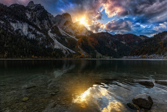 At sunset. - The photo, The mountains, Alps, , Austria, Evening, beauty