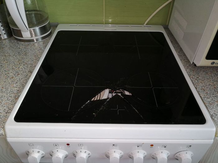 Stove accident - Electric stove, My, cat, Longpost, 