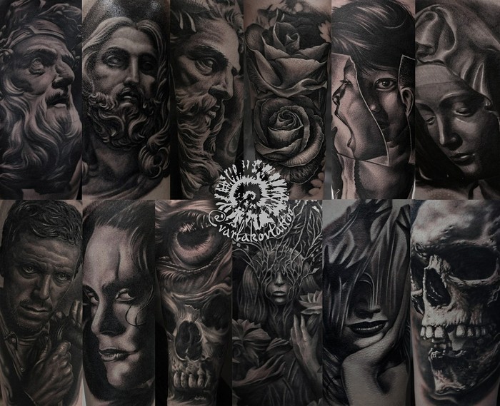 A small selection of my work. - My, Tattoo, Tattoo Artists, Tattoo, Realism, Tattoo parlor, Moscow, Tattoo artist, 