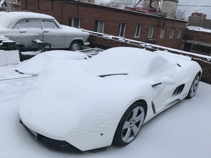 Why is it so cold... - , My, Sports car, Marussia motors