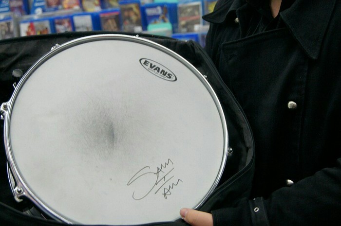 Autograph from Limp Bizkit - Drums, My, Question, Limp bizkit, Autograph