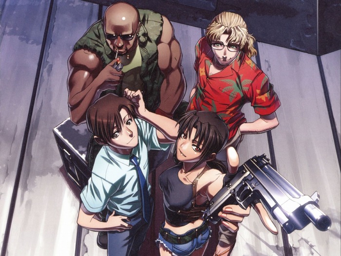 I recommend watching Pirates of the Black Lagoon. - I advise you to look, Anime, Serials, Боевики, Adventures, Black lagoon