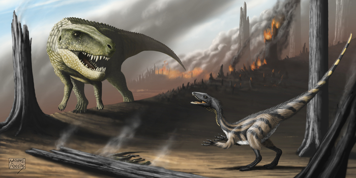 Dinosaur neighbors. - My, Paleontology, Dinosaurs, Animals, Triassic period, Longpost