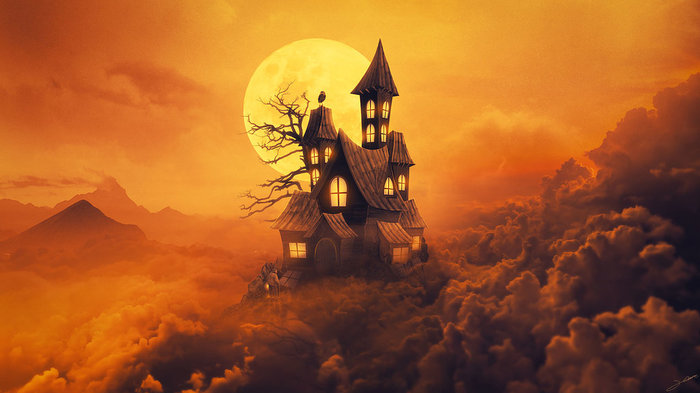 The house - Art, Drawing, Fantasyart0102