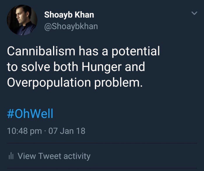 Cannibalism - Hunger, Overpopulation, 9GAG