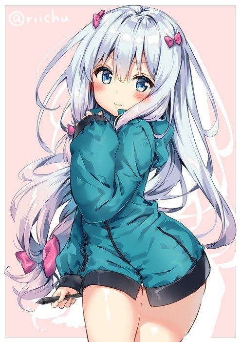 Аниме арты Sagiri Izumi из Eromanga-Sensei часть 3 - Izumi Sagiri, Anime Art, Yamada Elf, Длиннопост