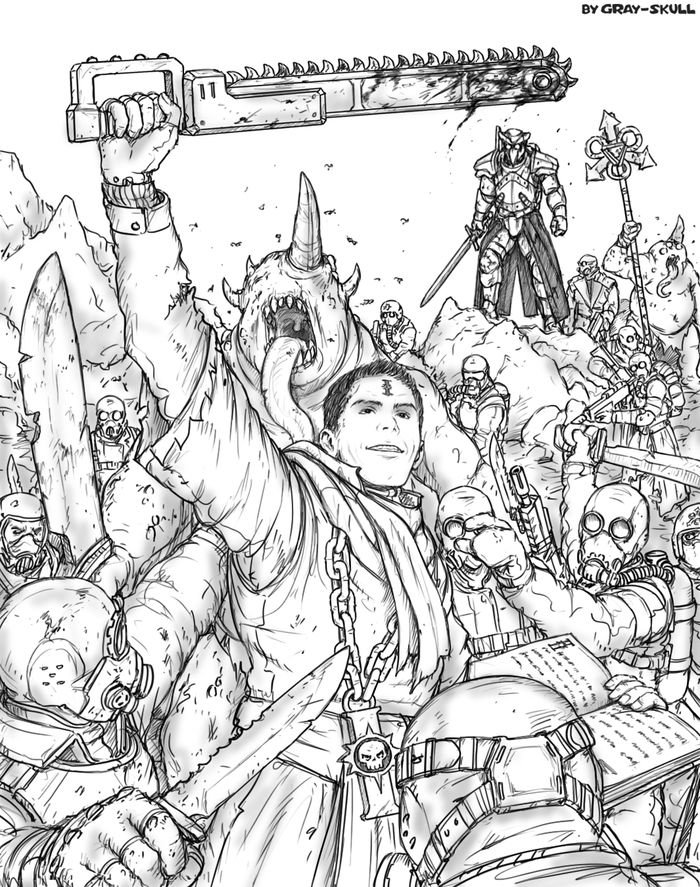 "Вера наш щит!" (by Gray-Skull)