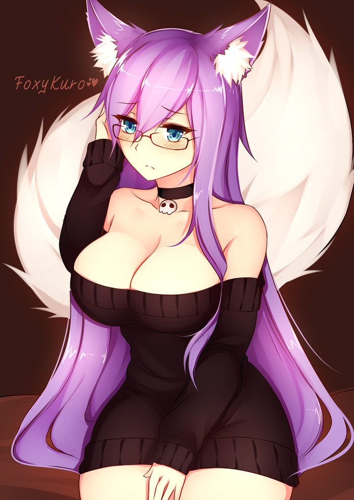 Megane Kuro - Deviantart, Art, Anime art, Girls, Foxykuro