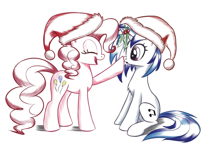   My Little Pony, Pinkie Pie, Vinyl Scratch, , Ponyart, 