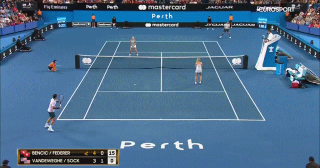 Are we disturbing you here? - Tennis, Roger Federer, , GIF