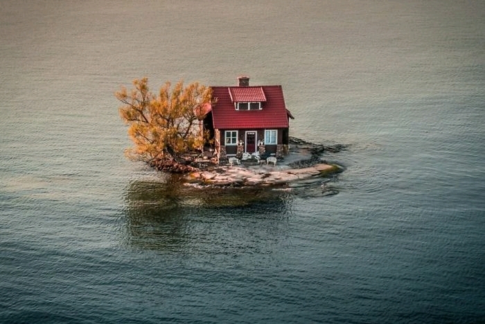 Your own island - House, Island, Water