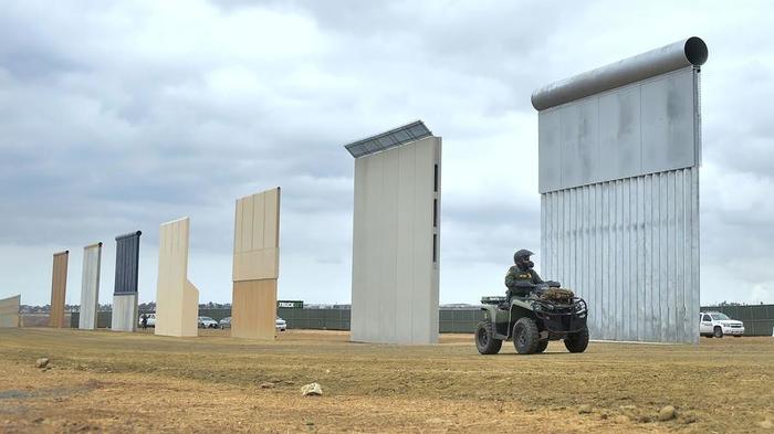Wall between the US and Mexico - Prototypes - USA, Mexico, The photo, The border, Migration, Interesting, America, Longpost