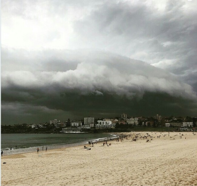 Today over Bondi Beach, Sydney, Australia - Beach, Storm, Sydney