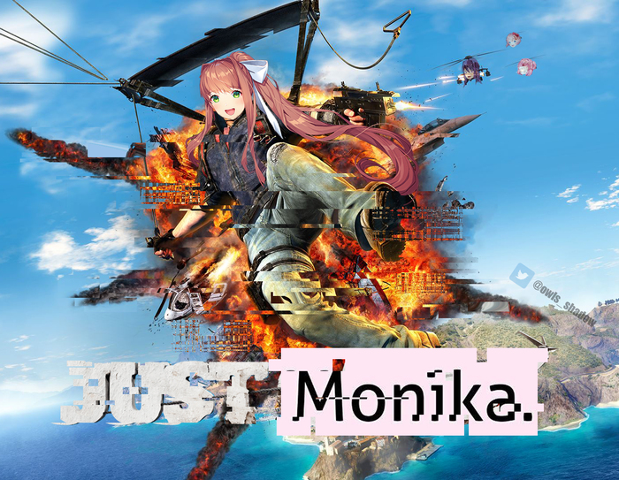 Just... MONIKA! - My, , Doki Doki Literature Club, Just monika, Monika, Visual novel