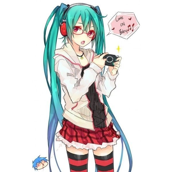 Несколько артов Hatsune Miku часть 6 - Hatsune Miku, Anime Art, Не аниме, Аниме, Ушастые, Няша, Chibi, Длиннопост, Чиби