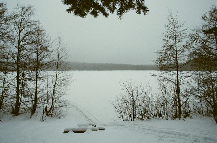 Winter in Karelia - My, The photo, camera roll, Winter, Nature, The film did not die