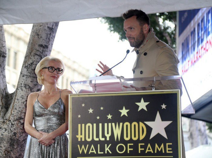 Gillian Anderson Receives a Star on the Walk of Fame - Society, USA, Actors and actresses, Secret materials, Gillian Anderson, Walk of Fame, Congratulation, Video, Longpost