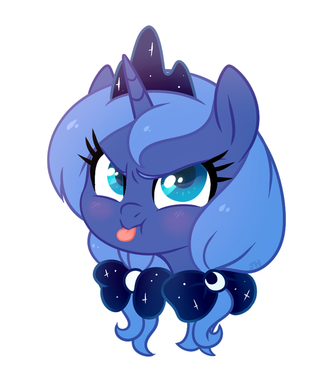 Filly Luna My Little Pony, Ponyart, Princess Luna, Jumblehorse