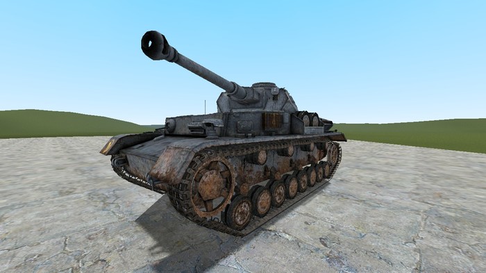 Tank Pz.Kpfw IV Ausf.G. from within. (garry's mod) - My, Tanks, Inside view, , Panther, Longpost