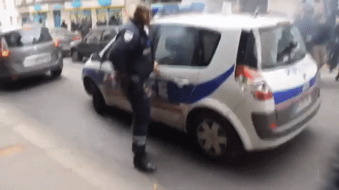 Meanwhile in Dark Souls - Police, France, Games, Dark souls, GIF