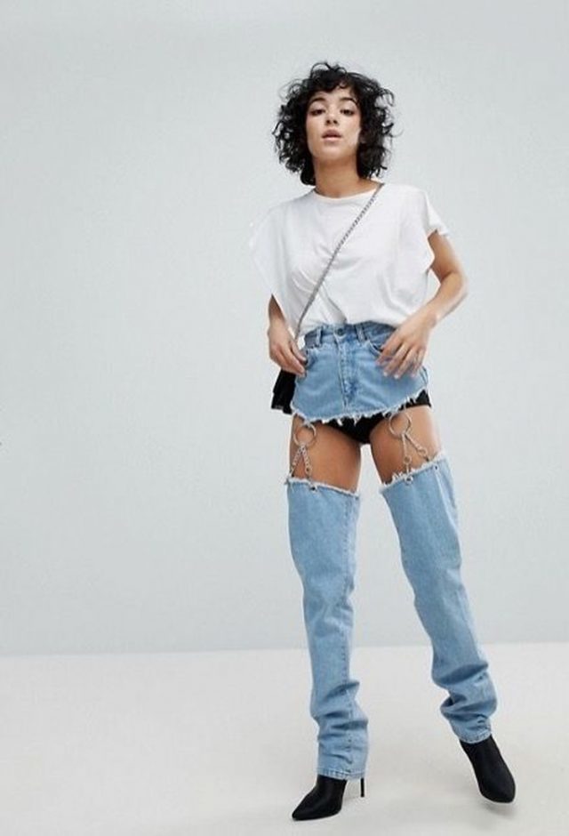 What fashion has come to ... British designers have introduced a new model of jeans! - Interesting, Fashion, Cloth, Longpost