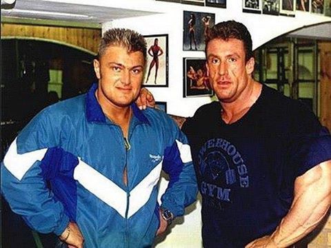 Vladimir Turchinsky and Dorian Yates. 1995. - Volodymyr Turchinsky, Dorian Yats, The photo, 1995