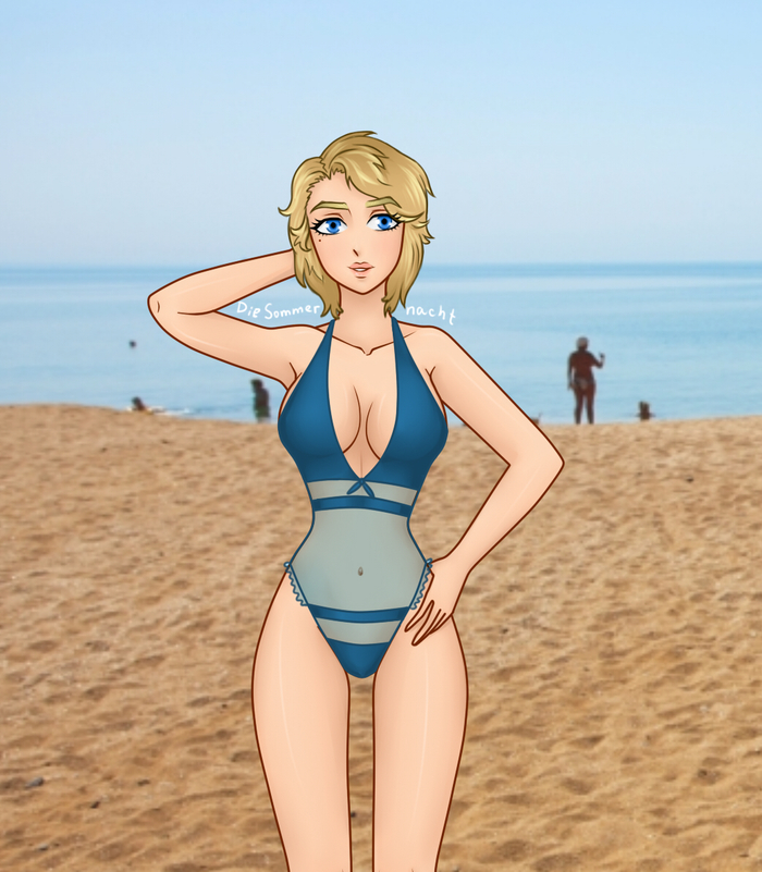 It was unexpected... - NSFW, Visual novel, Endless summer, , Rule 63, , Art, Electronic