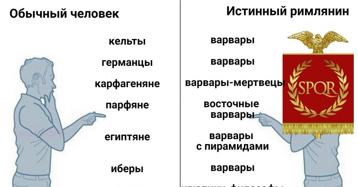 Почему мужчины думают о римской империи