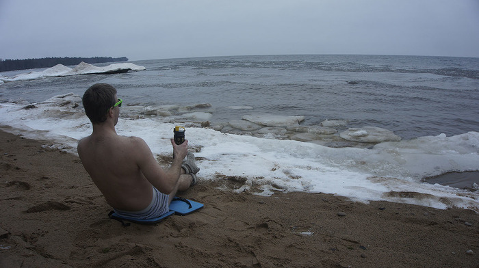 Relax in the resorts of the White Sea! - My, Its own atmosphere, Карелия, Beach, Winter, Relaxation, Resort